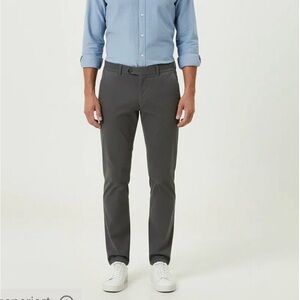 Alberto Lou Brown Gabardine Chino Pants – Men’s 33×34